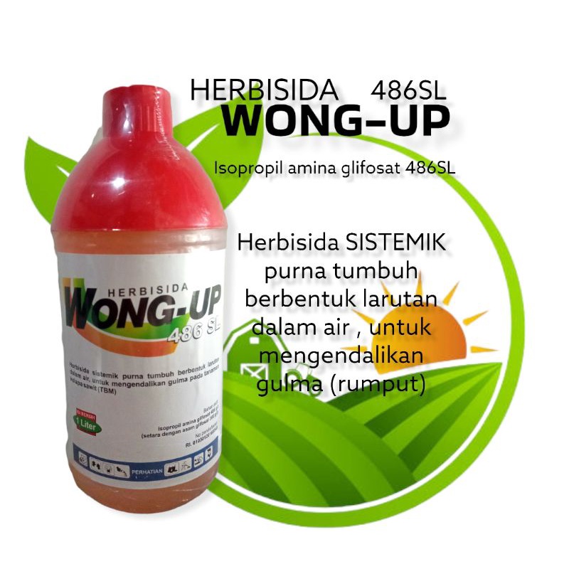 Pembasmi Rumput WONG-UP 486SL 1Liter