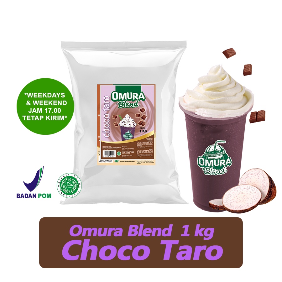 Jual Bubuk Minuman Rasa Choco Taro Kg Omura Blend Shopee Indonesia