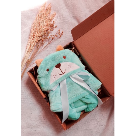 hampers bayi /kado bayi/ gift box-Bear tosca