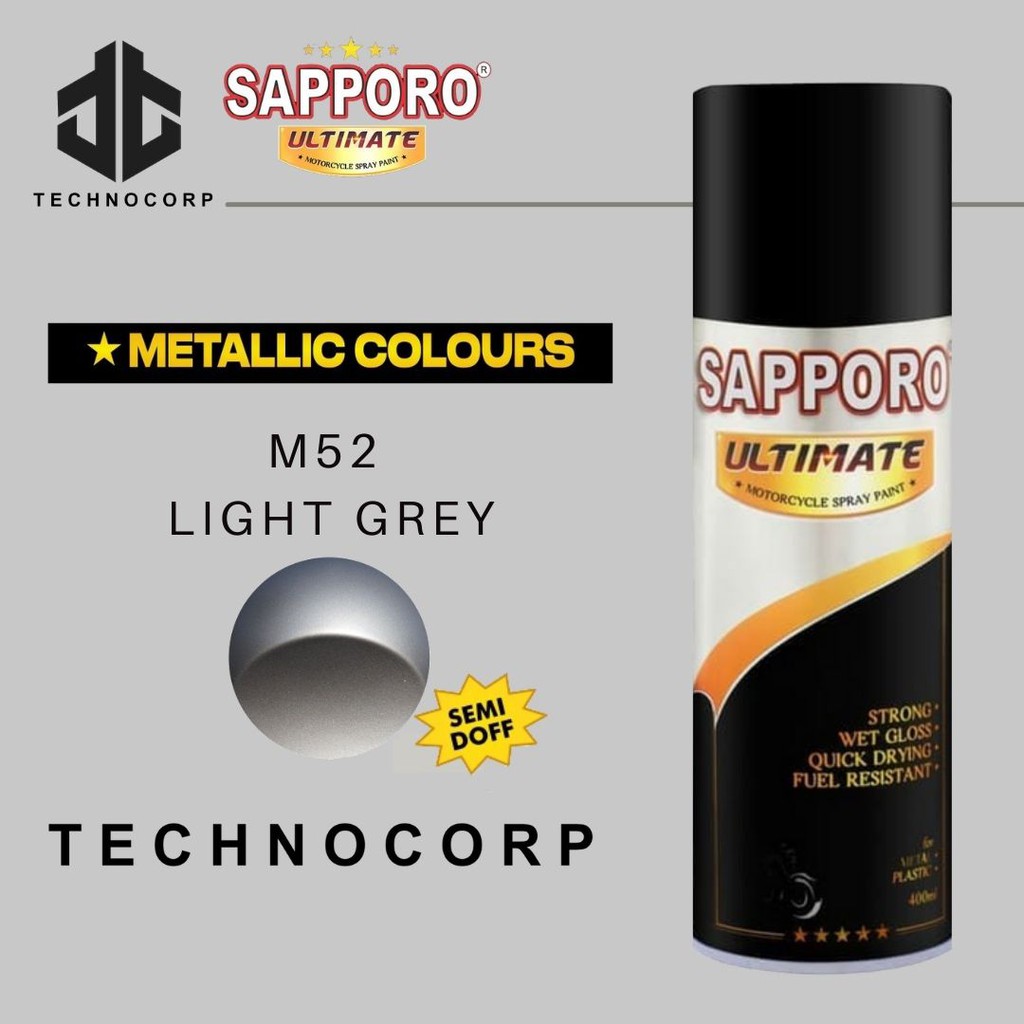 Cat Semprot SAPPORO ULTIMATE M52 LIGHT GREY / SEMI DOFF