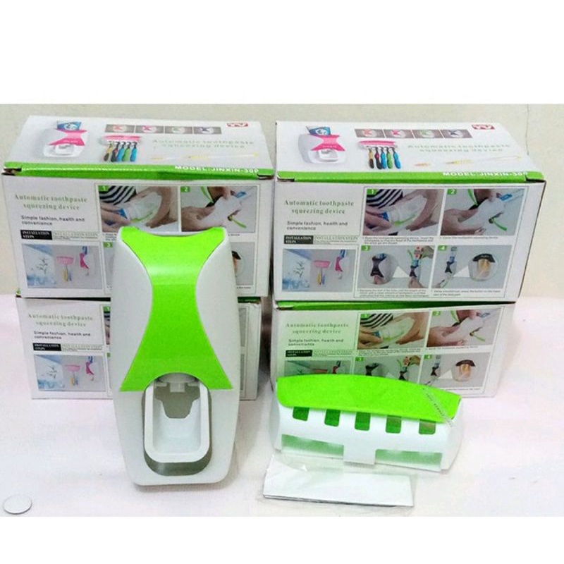 Dispenser Odol Tempat Pasta Gigi &amp; Sikat Gigi (Toothpaste Dispenser)