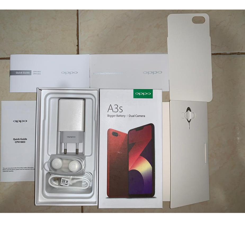 

DUSBOOK DUS BOX BOOK KOTAK ORIGINAL OPPO A3S FULSET FULLSET ACCESORIES ACC