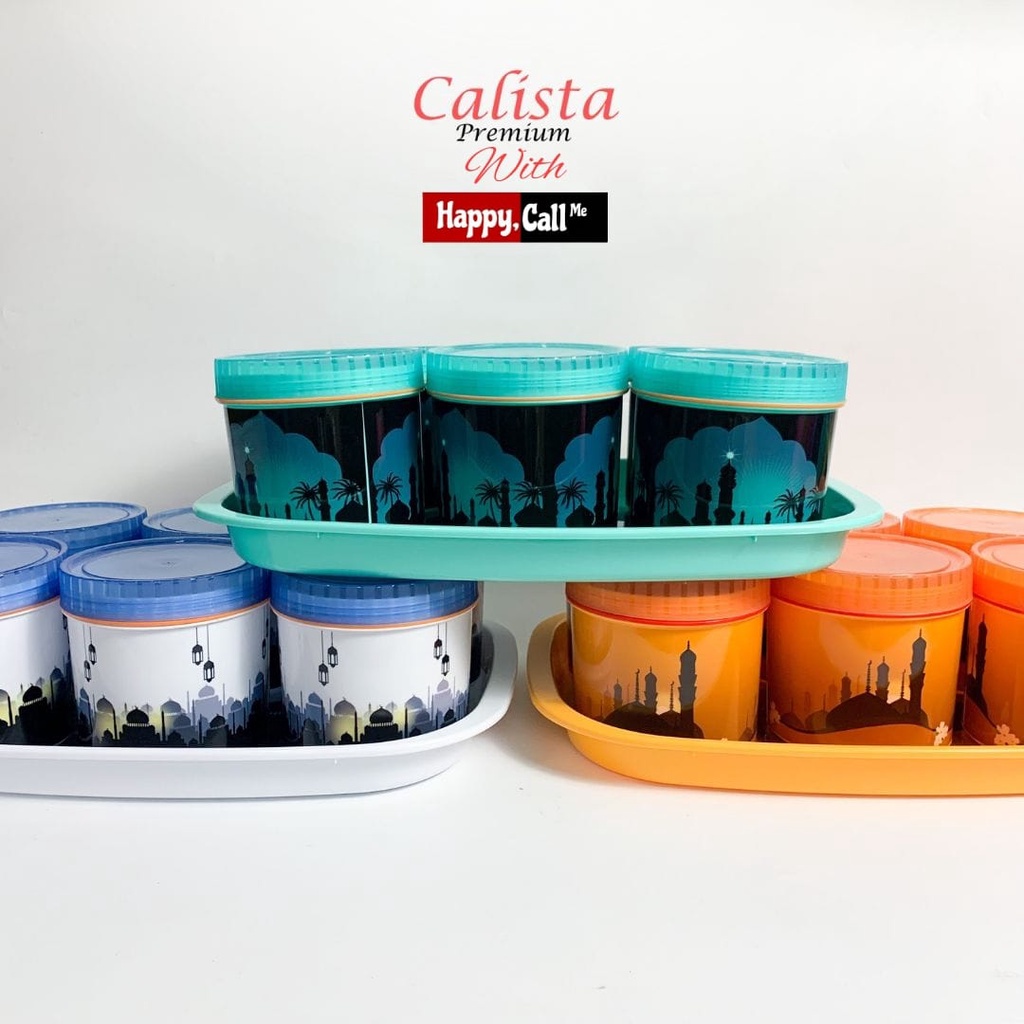 CALISTA TOPLES KUE NAMPAN JUMBO 6 + 1 TOPLESS NAMPAN LEBARAN / MOTIF TERBARU LEBARAN 2022