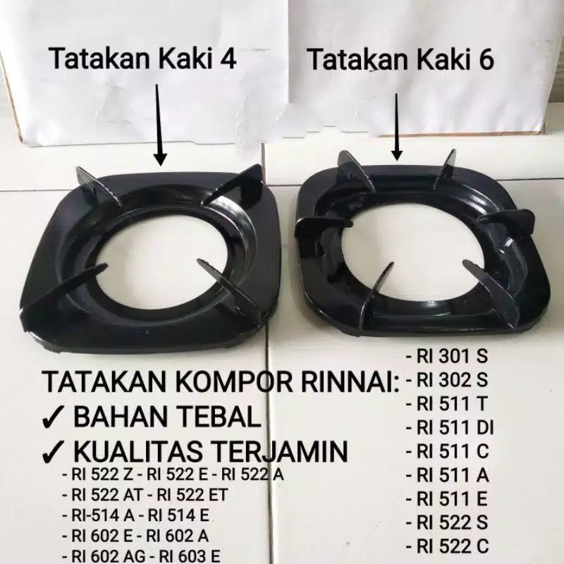 Tatakan/tungku kompor rinnai