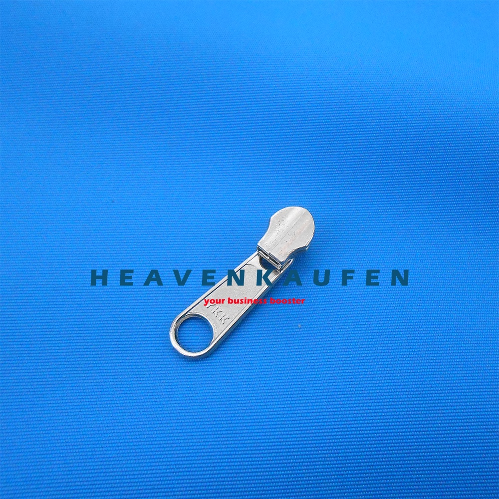 Kepala Resleting Zipper Head YKK Type Gigi Coil Gigi Halus Kecil No 3 Nikel Silver Kode A