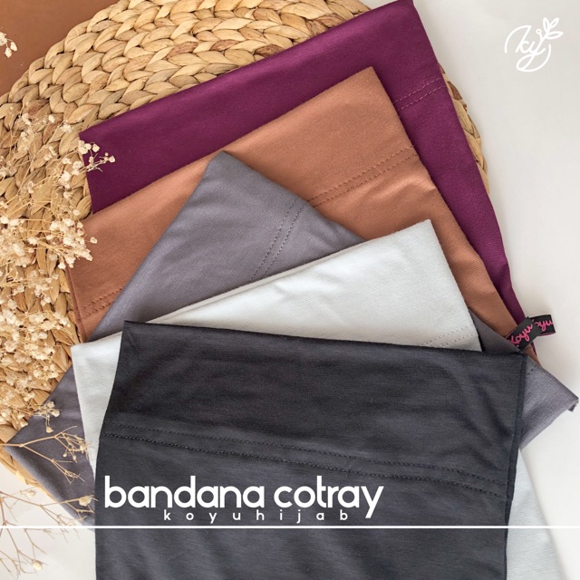 Koyu Hijab Iner Bandana Cotray Cotton Rayon Super