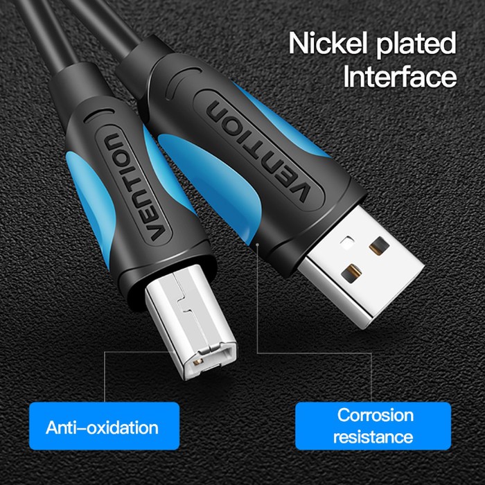 Vention [VAS-A16 1M] Kabel USB 2.0 Type A Male to B Male printer