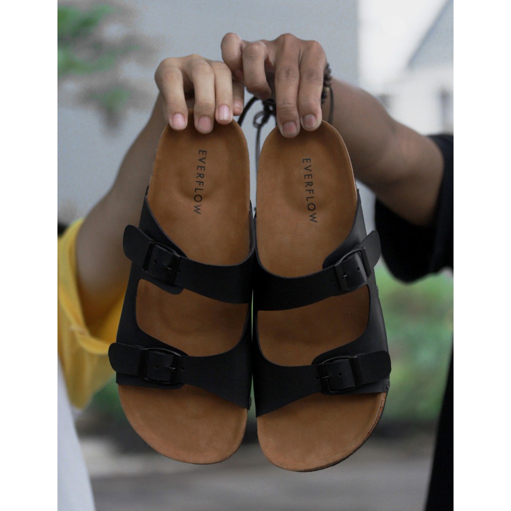 ☀ EVERFLOW ☀ Sandal Pria Kasual Kulit Sintetis Big Size Sandal Jumbo size 45.