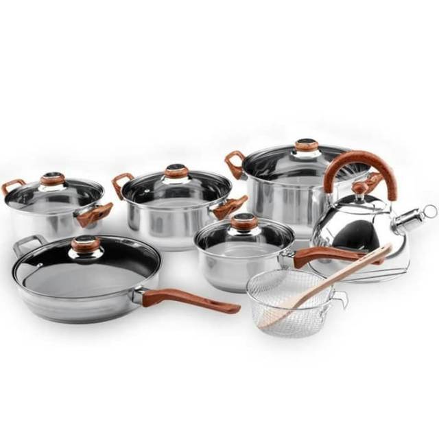 OXONE Eco Cookware Set Alat Masak 12 + 2 Pcs - Panci Set - OX 933