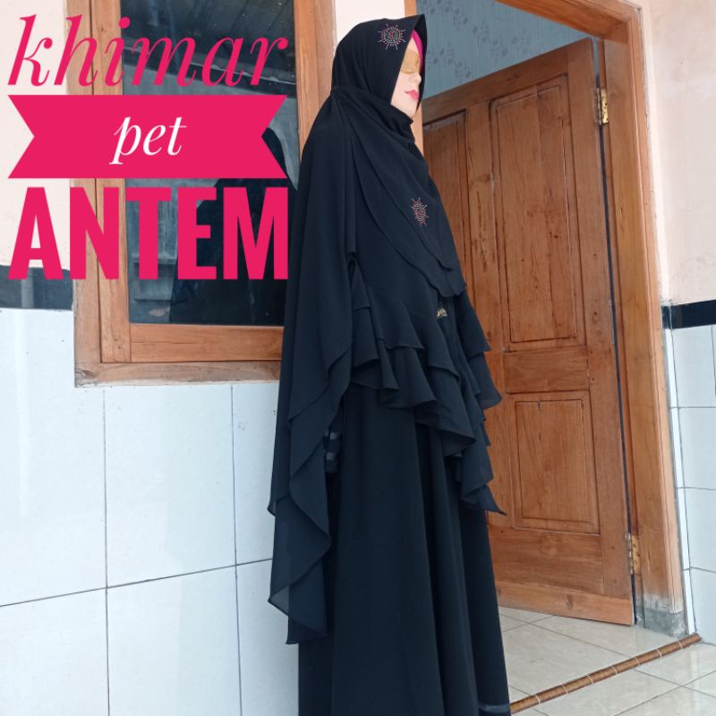 jilbab khimar syar'i pet murah temboro baru by Balqis collection