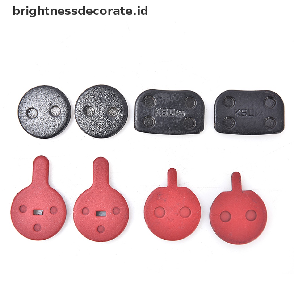 [birth] 8pcs/4pair Bicycle Disc Brake Pads Mountain Bike Parts Resin Semi-metallic Pads [ID]