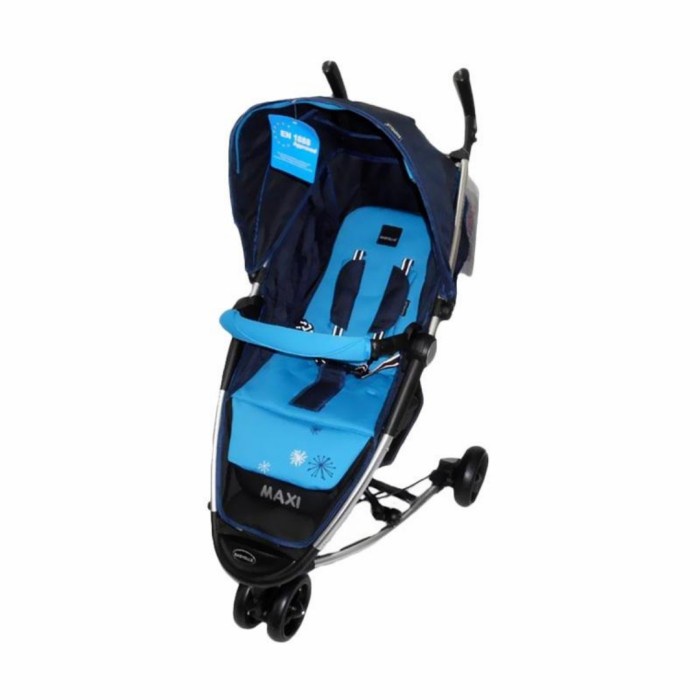 BabyElle Maxi Stroller B/S S-601 Kereta Bayi [Navy Blue + Blue]