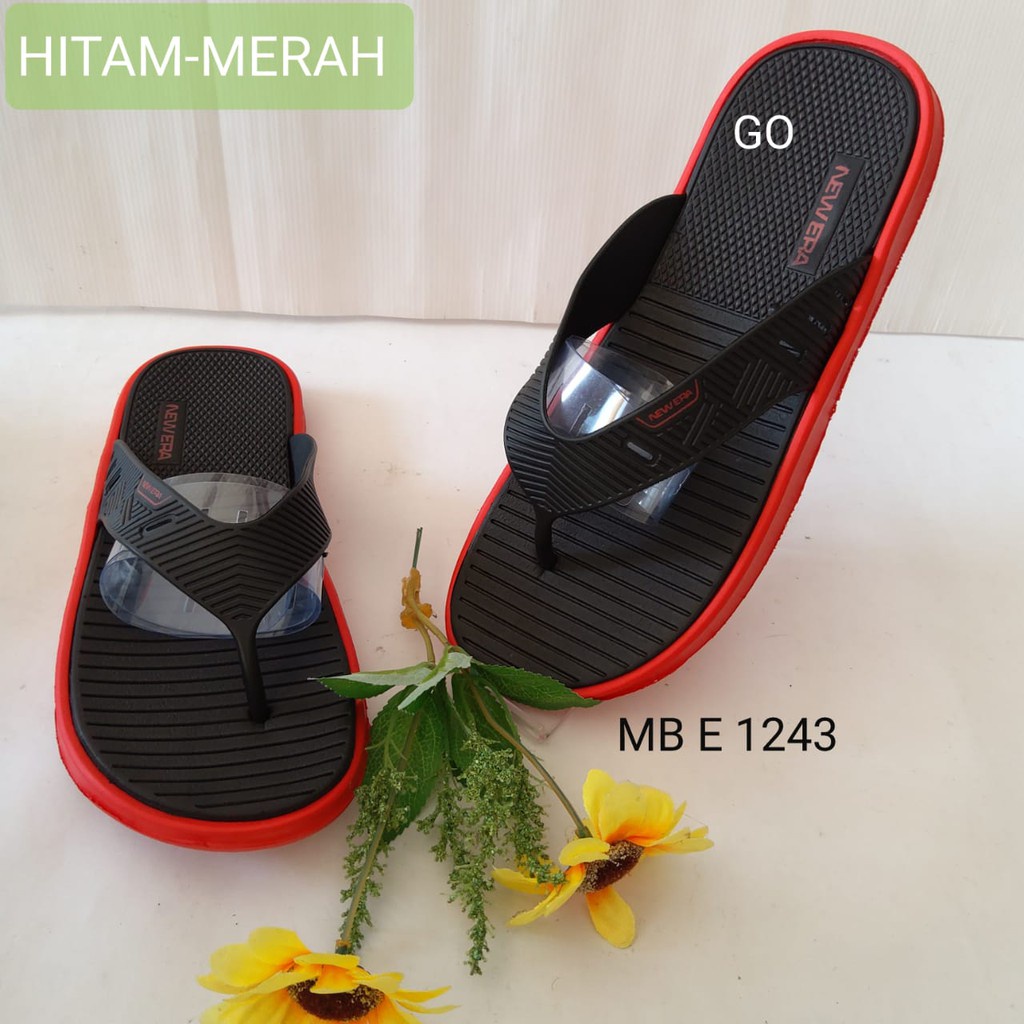 sogo NEW ERA MB-E 1243B SANDAL JAPIT Pria Sendal Karet Pria 40/44