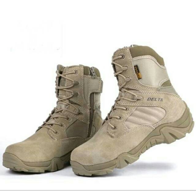 Sepatu Delta Tan 8 Inc/ Sepatu Airsoft