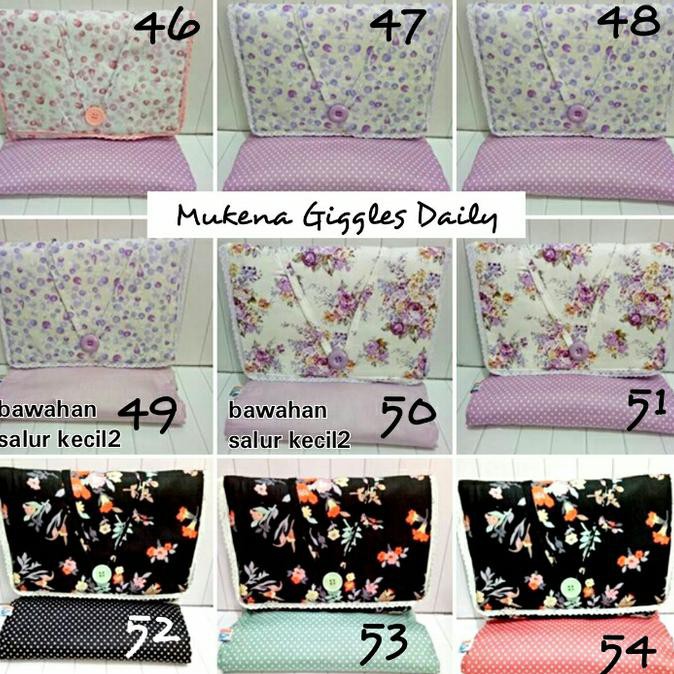 Fashion Muslim - Mukena Katun Design By Jepang Merk Giggles Daily Cantik