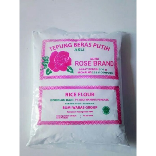 

aenpe olshop//tepung beras putih rose brand 500g