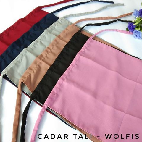 [BRAND HUSNA HIJAB] Cadar Tali Polos Wolfis Murah / Cadar Tali Polos dewasa / Cadar Tali