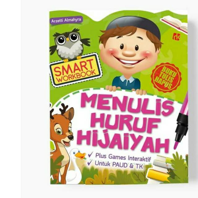 

Smart Workbook Menulis Huruf Hijaiyah (Buku Tulis Hapus) Bonus Spidol dan Penghapus
