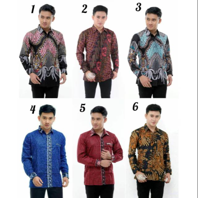 ATASAN PRIA KEMEJA PRIA KEMEJA BATIK PRIA LENGAN PANJANG ATASAN BATIK cod cod cod