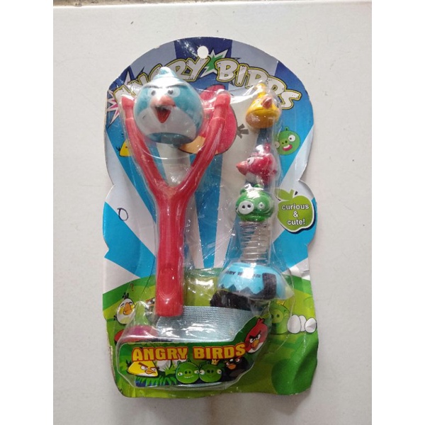 Mainan angry bird ketapel set edukatif game