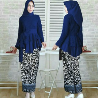 35+ Terbaik Untuk Kebaya Navy Silver Hijab