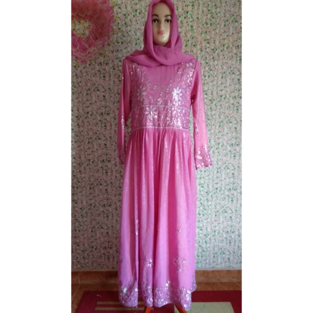 gamis sari india preloved