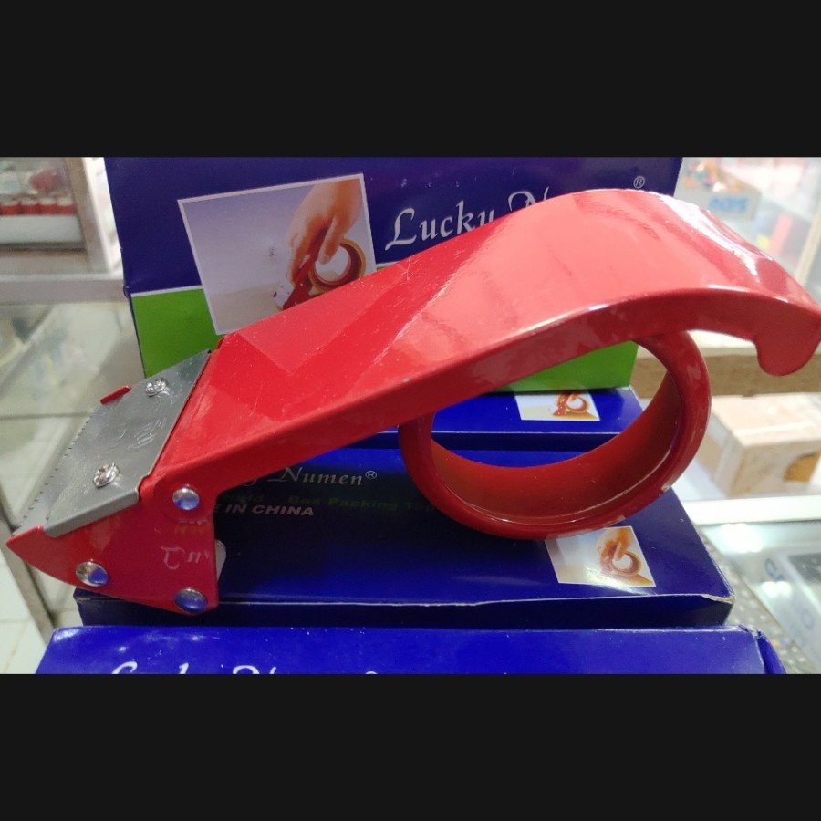 TAPE DISPENSER BESI / PEMOTONG LAKBAN BESAR 2 INCH