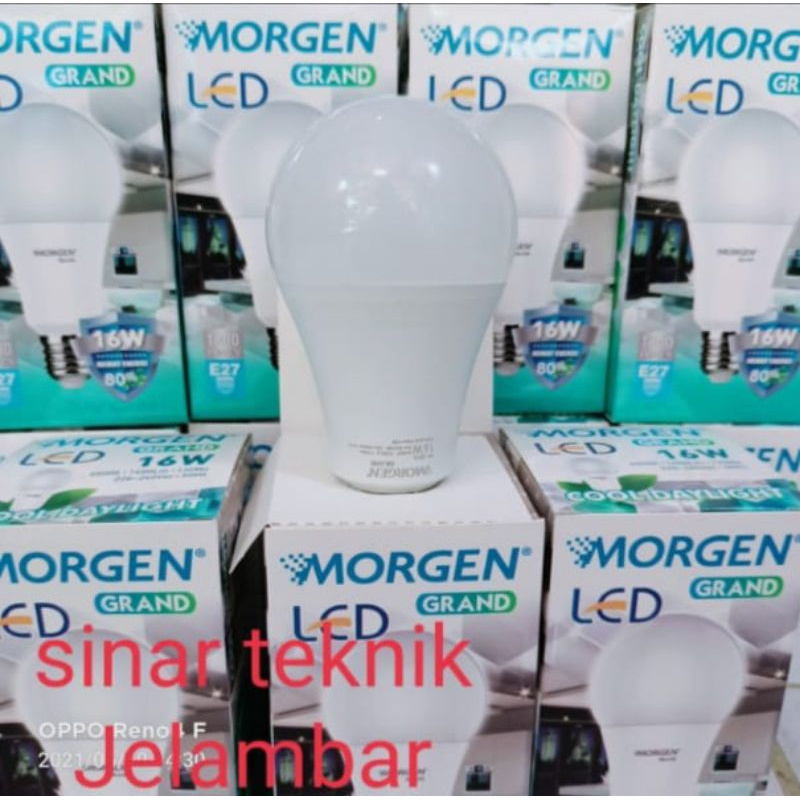 Lampu MORGEN LED BULB / 7W, 9W, 11W, 14W, 15W,  18w/PUTIH