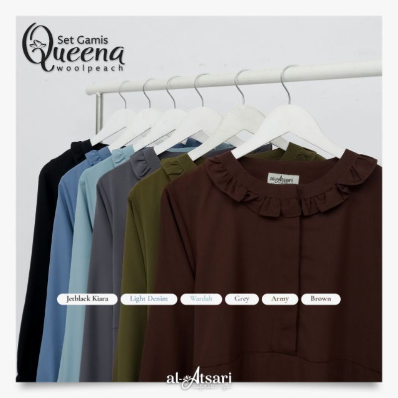 Queena by Al Atsari | Gamis set | Wolfis Premium