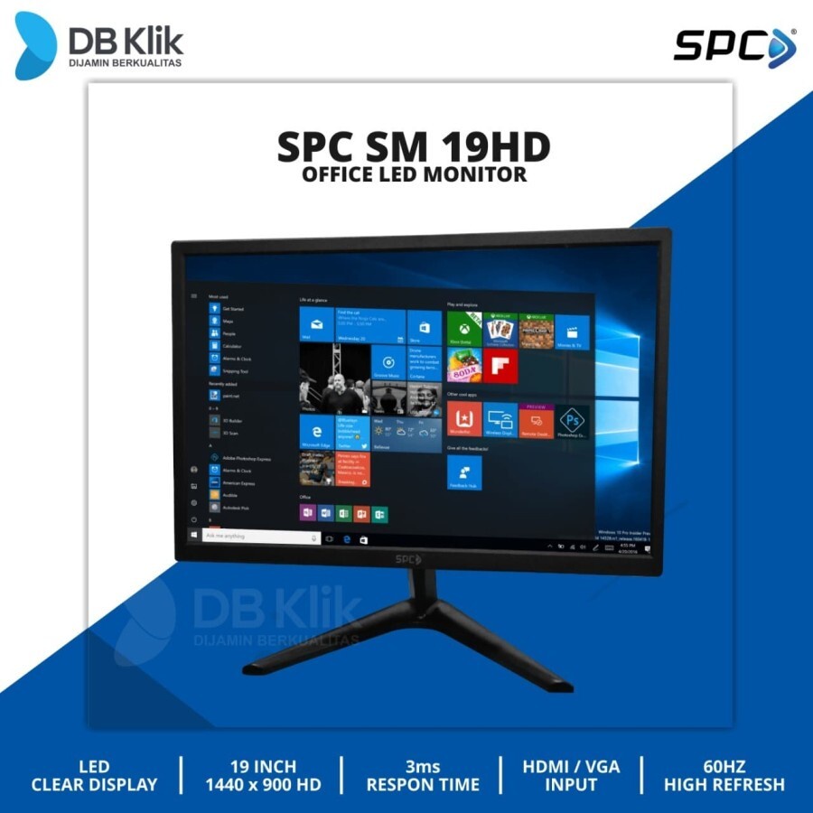 SPC OFFICE MONITOR LED Monitor SPC SM-19HD | 19 inch