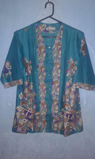 Blus Dan Dress Sarimbit Batik Couple Family Nadine Kerang