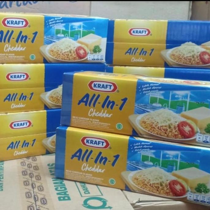 

BISA COD Keju kraft cheddar all in one 2kg / all in 1