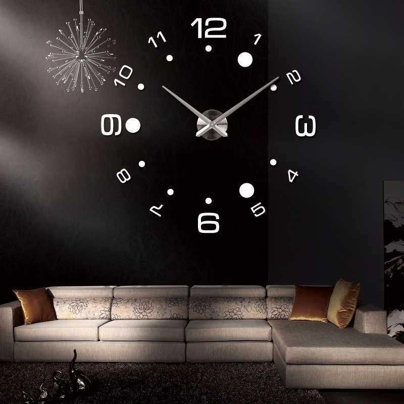 TD-DCB Jam Dinding Besar DIY Giant Wall Clock Arcylic 100cm - JM-14