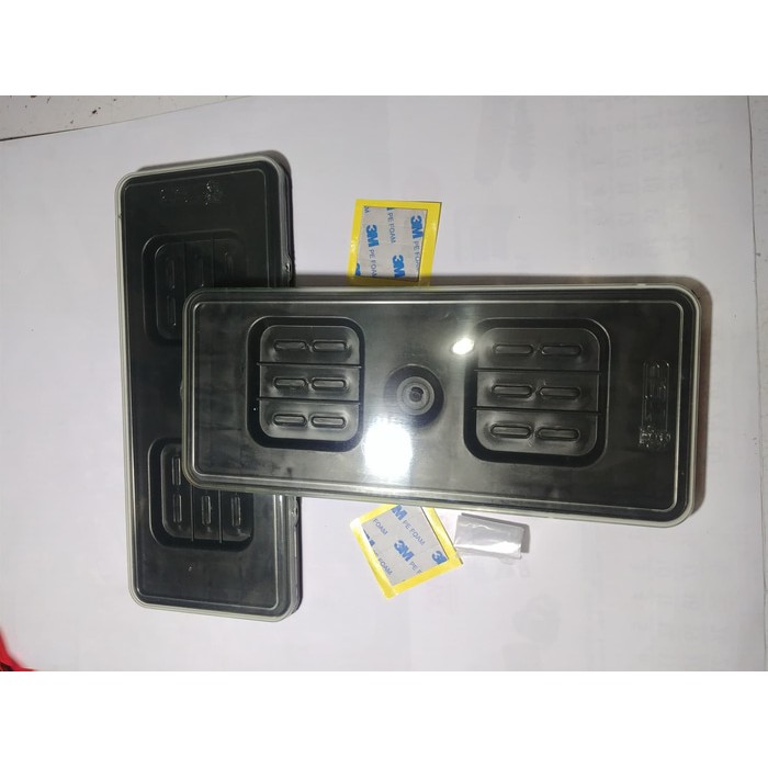 SALE -  Cover Plat Nomor Motor TGP Hijau Transparan