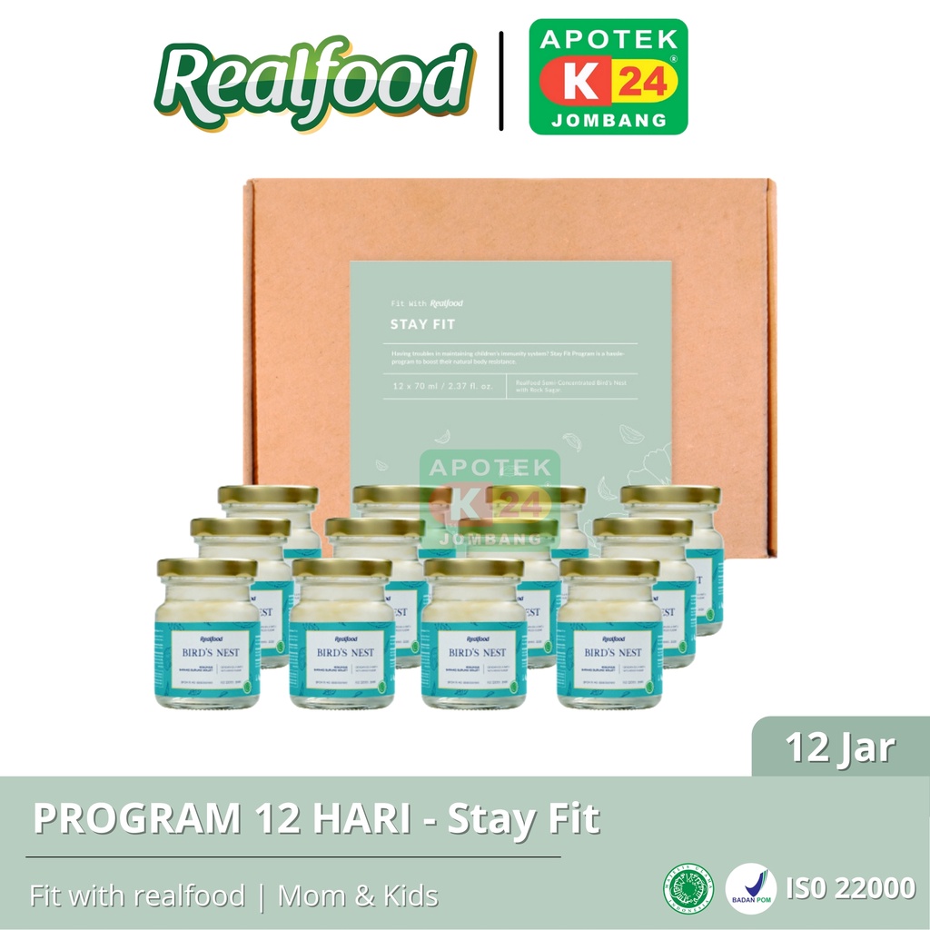 

Realfood Stay Fit Minuman Sarang Burung Walet + Immune Booster