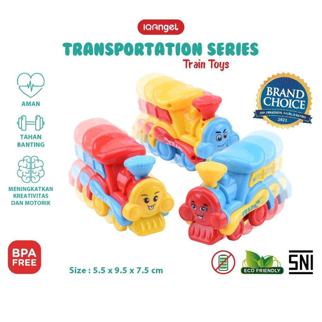 Mainan Anak - IQAngel Transportation Toys Series - Mainan Edukasi Anak