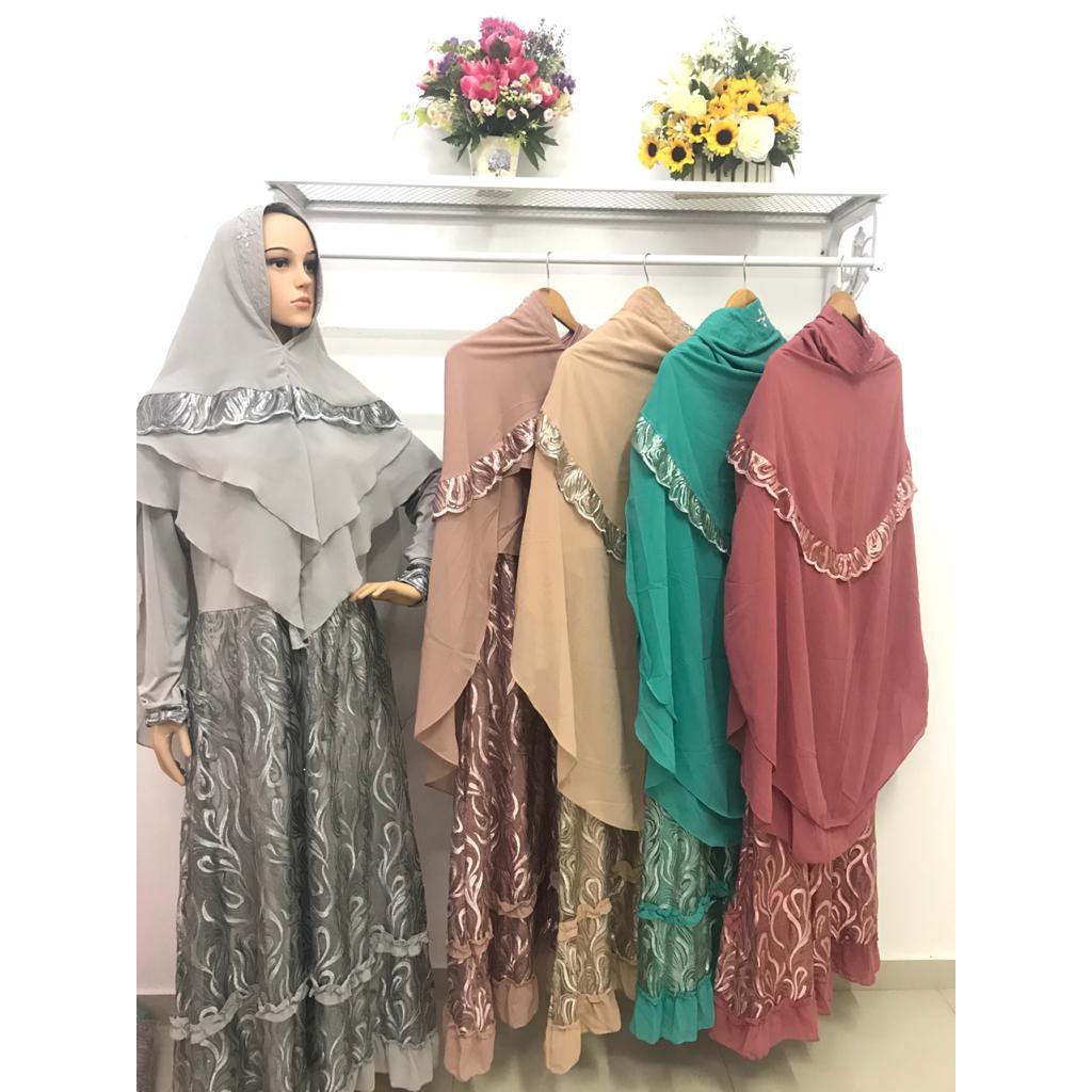 EYLAN DRESS - WEDDING DRESS MUSLIM - PAKAIAN WANITA MUSLIM