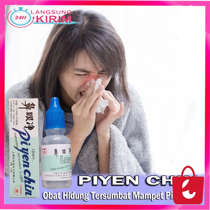 [100% Asli] Pi Yen chin Obat Hidung Tersumbat Mampet Pilek Flu Tetes Mata Merah Terkena Debu