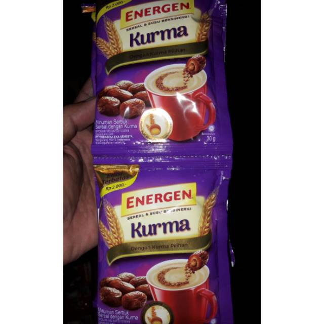 Energen kurma energen vanilla coklat jagung kacang hijau