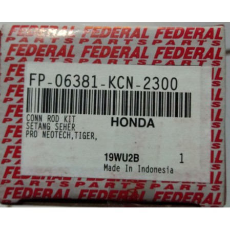 Stang Seher Federal Tiger FP 06381 KCN 2300