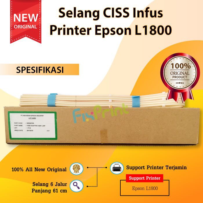 Selang Infus Tube Adapter Original EPSON L1800 L-1800