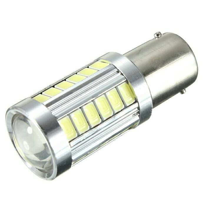 Lampu Led Sein Stop Senja 1156 33 SMD Kaki 1 DC 12-24V DIAM / STROBO