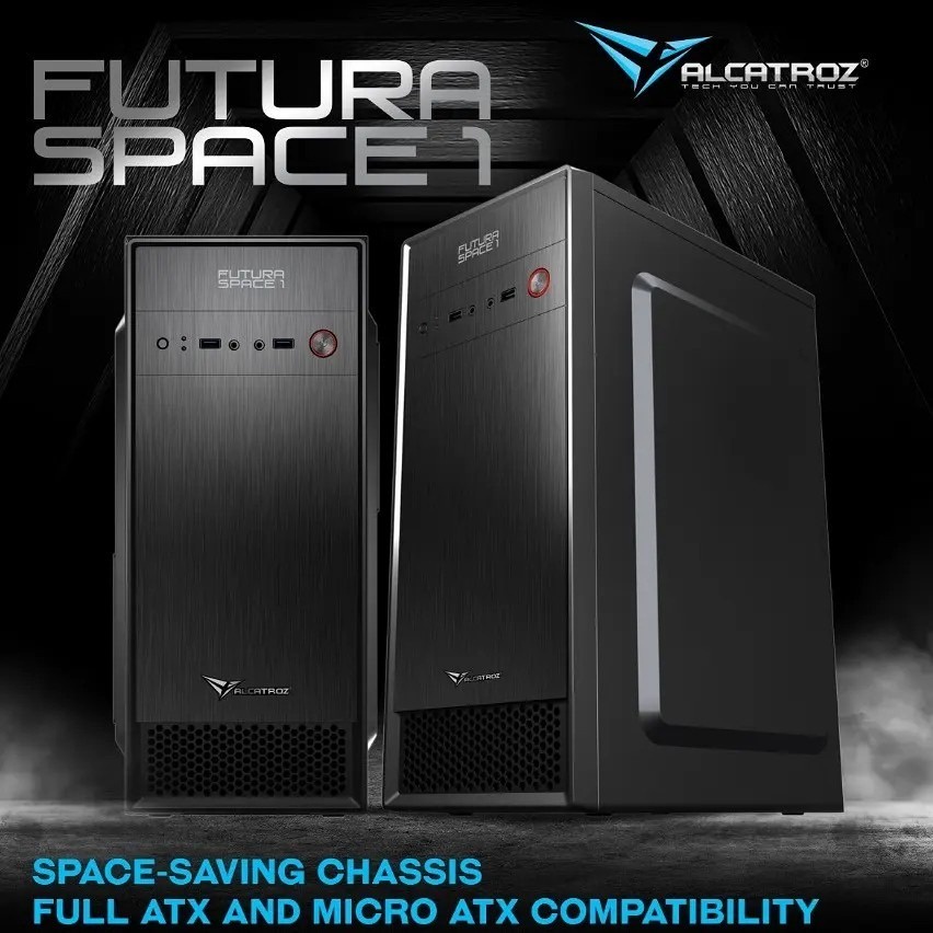 Casing PC Komputer -Alcatroz Futura Space Excellent ATX PC Case 450W