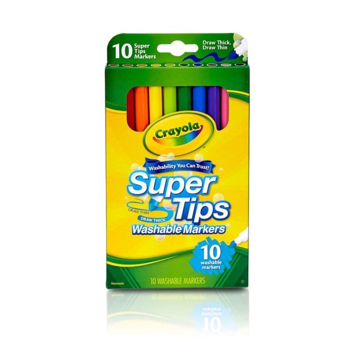 

Nikmati Crayola Supertips Fineline Markers 10Ct Berkualitas