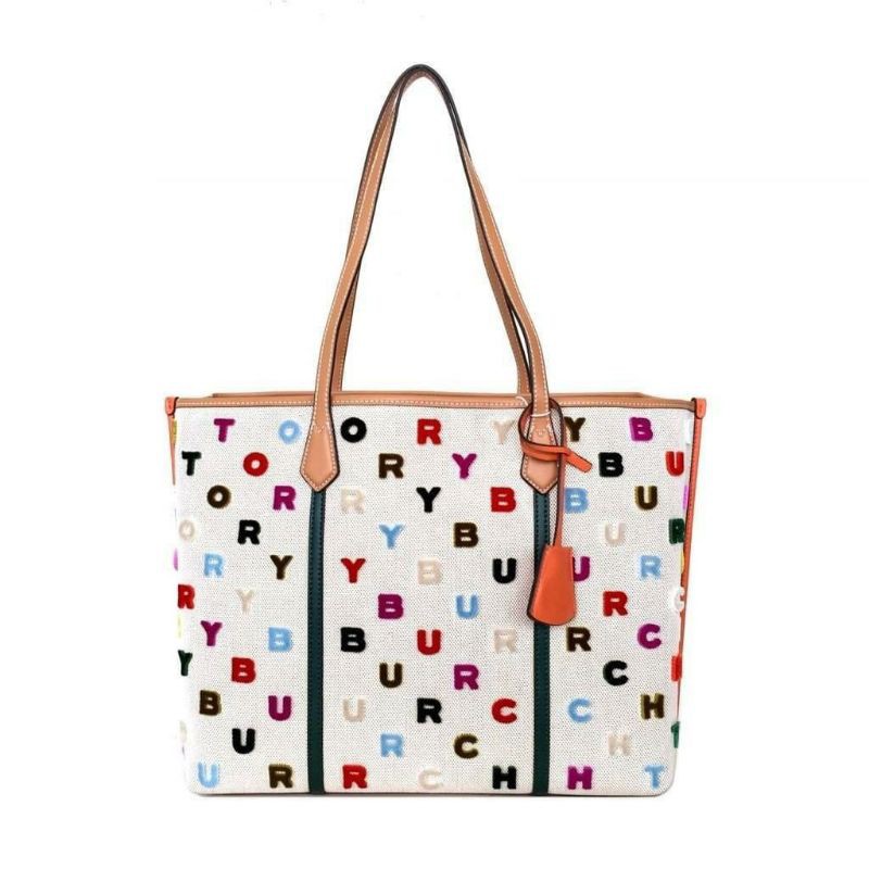 TB Tas shoulder Bag wanita Tory Burch Perry Fil Coupe Big Triple Compartment Tote