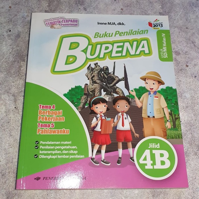 

❤BISA COD❤ BUPENA 4B kurikulum 2013 revisi