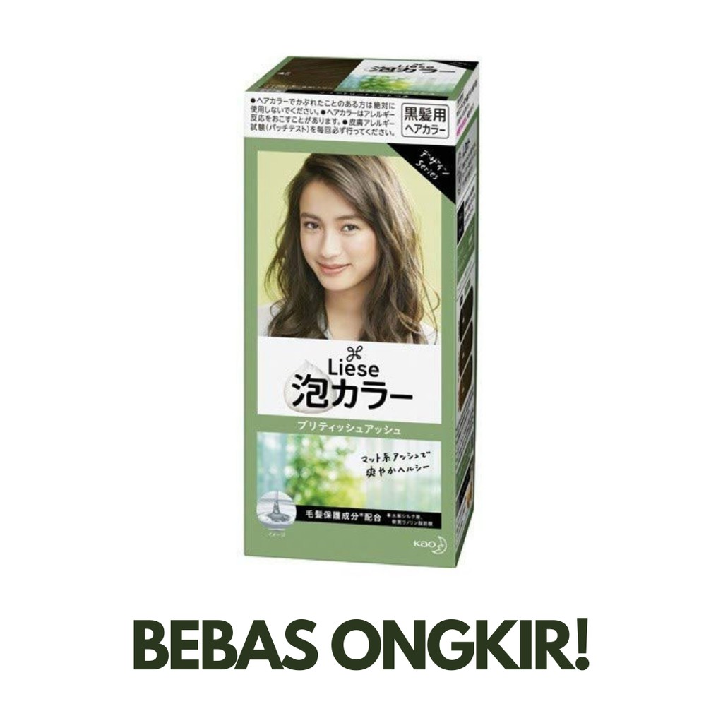 LIESE cat rambut Jepang Creamy Bubble Hair Color - Mint Ash BEBAS ONGKIR