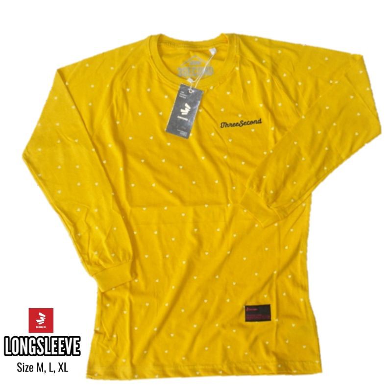 KAOS 3SECOND KAOS 3SECOND WANITA KAOS RAGLAN KAOS THREE SECOND