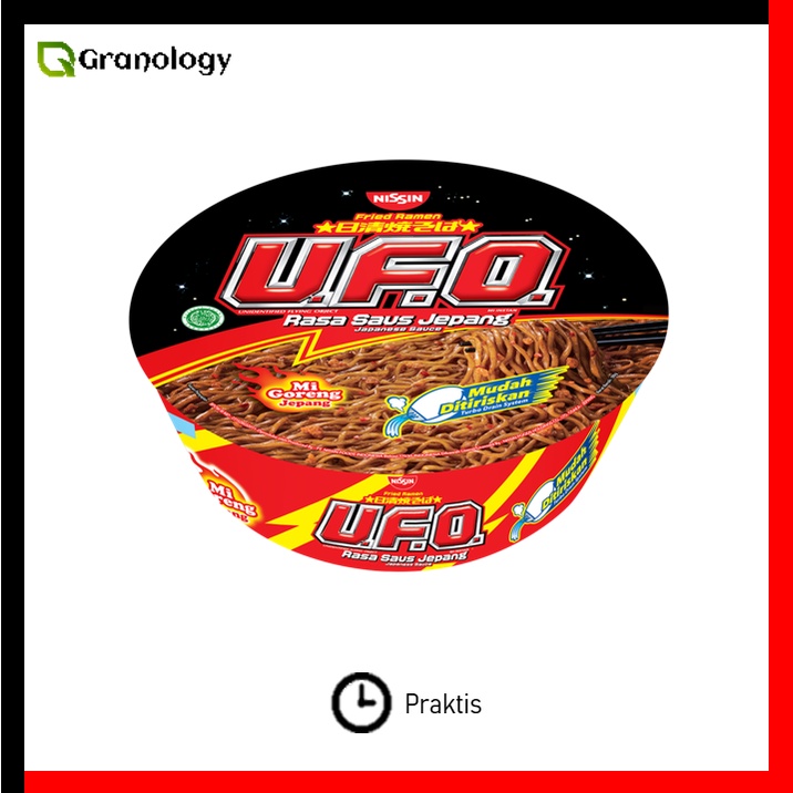 Nissin UFO Cup Noodle 88 gram - Saus Jepang