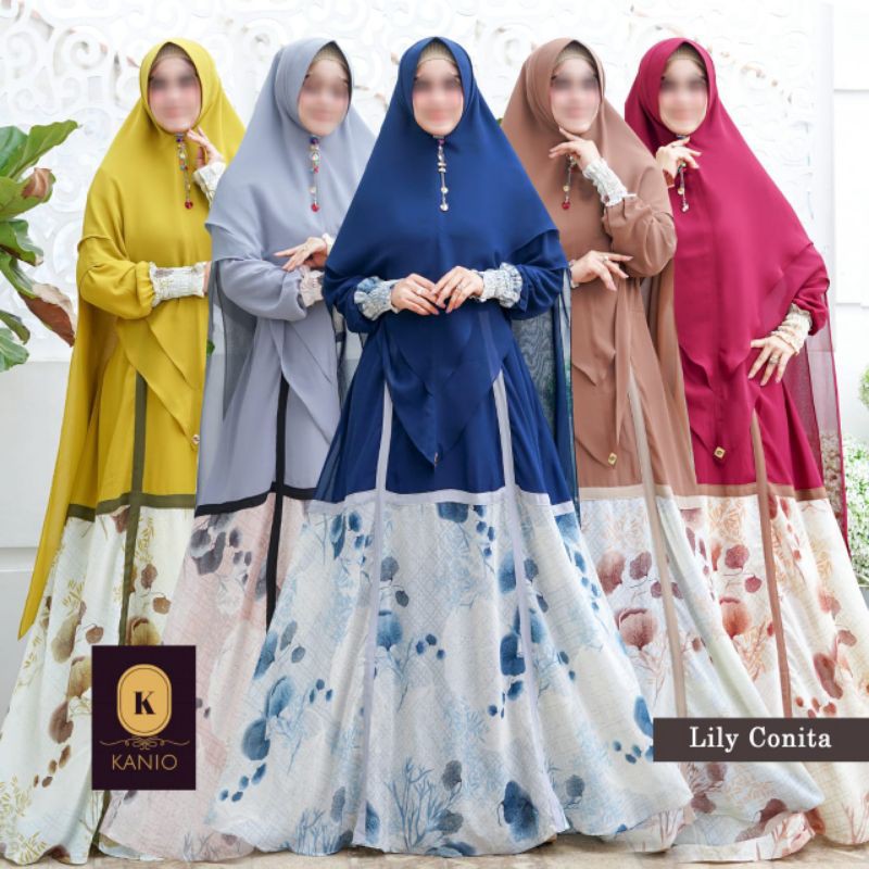 LILY CONITA GAMIS SYARI BY KANIO GAMIS BRANDED